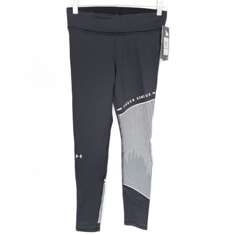 Under Armour ColdGear Block Graphic Leggings Womens‎ Small Compression 1322091